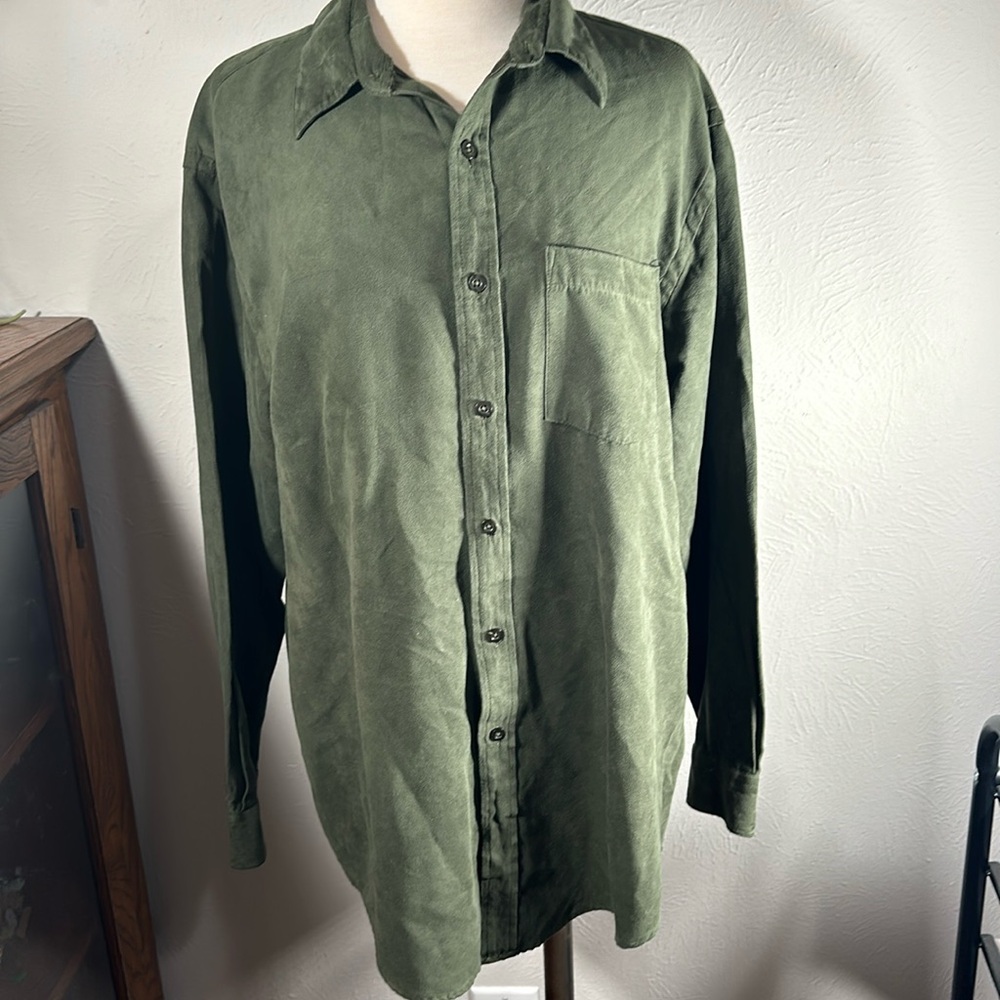 Women’s faux Suede button down